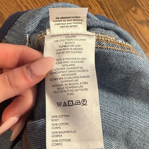 We The Free Classic Blue Denim Overalls Size Small - Picture 3 of 4